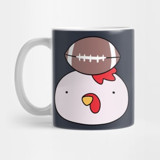 Football Chicken Face Mug